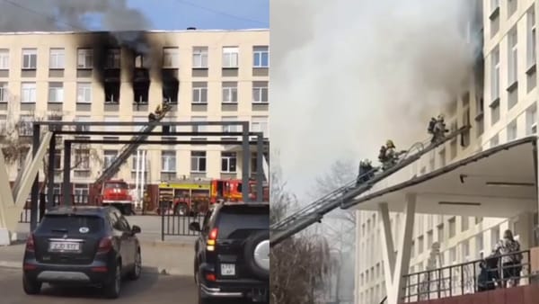 VIDEO/ Incendiu la Liceul Teoretic din Bender. Cabinetul de chimie a fost mistuit de flăcări