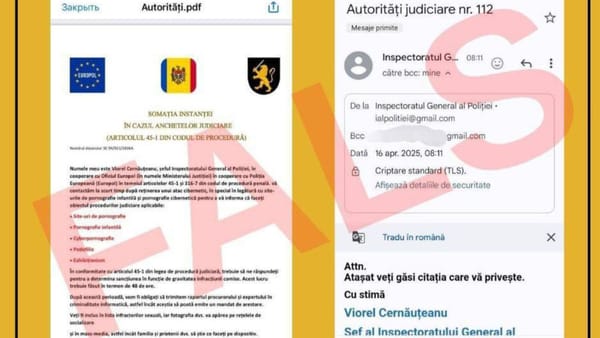 Cetățenii primesc citații false, pretinse a fi expediate din numele șefului IGP: „Sperăm că NU ați dat curs”