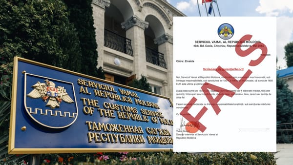 Scrisoare falsă, trimisă din numele Serviciului Vamal. Instituția atenționează: „Nu achitați sumele solicitate”