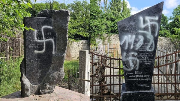 Zeci de morminte din Cimitirul Evreiesc - profanate. Actul de vandalism, condamnat de Primărie și PSRM