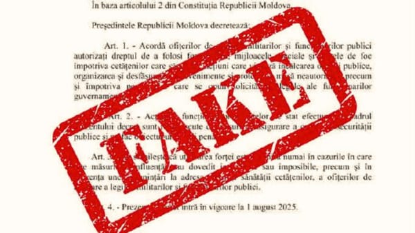 Încă un fals în mediul online. Președinția dezminte autenticitatea unui decret atribuit Maiei Sandu