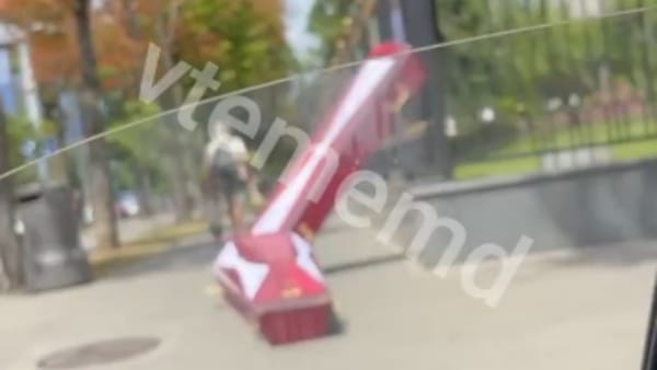 Cinci persoane, printre care și minori, reținute în timp ce au adus doua sicrie în fața Președinției