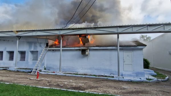 Incendiu la o fabrică de păsări din raionul Edineț. Pompierii au salvat 36.000 de găini