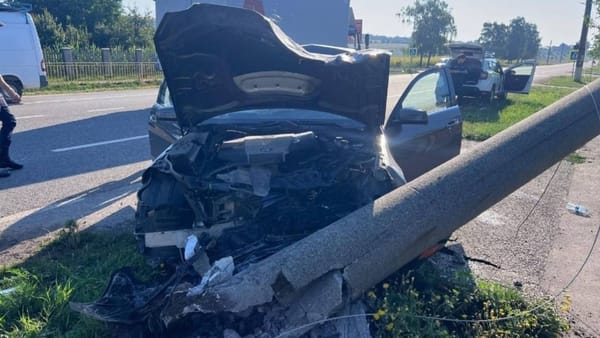 Accident în raionul Sîngerei. O fetiță de două luni a fost transportată de urgență la spital