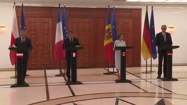 LIVE/ Conferință de presă susținută de Maia Sandu, Emmanuel Macron, Friedrich Merz și Donald Tusk
