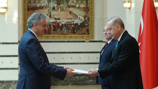Ambasadorul R. Moldova în Turcia a prezentat scrisorile de acreditare președintelui Recep Tayyip Erdoğan