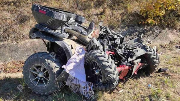 Accident tragic la Rezina. Un băiat în vârstă de 16 ani a murit după ce s-a ciocnit cu ATV-ul într-un automobil