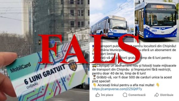 Atenție, fals! Primăria capitalei și Regia Transport Electric NU OFERĂ „abonamente limitate de transport”
