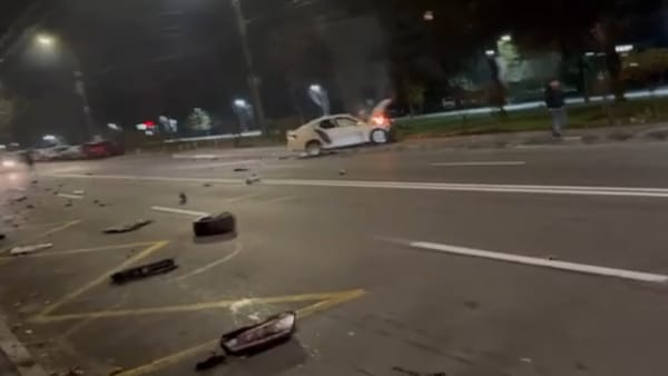 Grav accident rutier în capitală. Două persoane au fost rănite