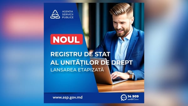 Agenția Servicii Publice anunță că lansează treptat noul Registru de stat pentru persoane juridice
