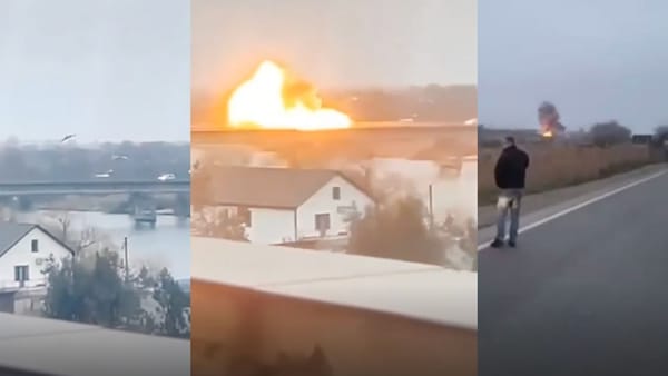 VIDEO/ Atac cu drone în Ucraina! Circulația pe podul de pe traseul Odesa-Reni a fost sistată