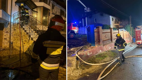 Nivel sporit de intervenție în Chișinău: 50 de pompieri au luptat cu un incendiu izbucnit într-un town house