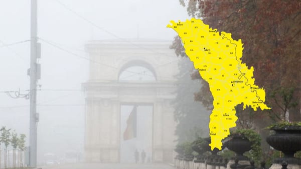 Meteorologii anunță cod galben de ceață, valabil pe tot teritoriul Republicii Moldova