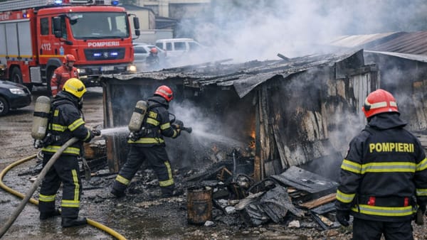 Explozie într-o parcare din Chișinău - un bărbat a ajuns la spital