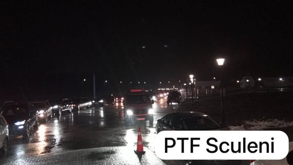 Trafic intens la Sculeni și Leușeni. Autoritățile anunță aglomerație pe sensul de ieșire din R. Moldova