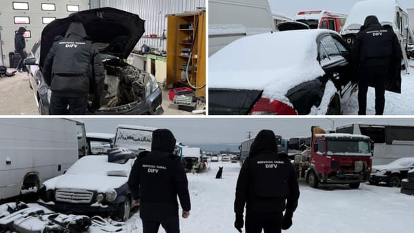 VIDEO/ Moldoveni și români, bănuiți de contrabandă cu mașini europene. Peste 100 de vehicule, ridicate la Chișinău