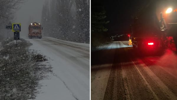 Drumurile naționale, curățate pe timp de noapte. Autoritățile îi îndeamnă pe şoferi să fie prudenţi