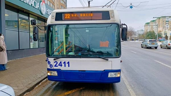 Circulația troleibuzelor din Chișinău a fost reluată, însă unele rute au fost modificate