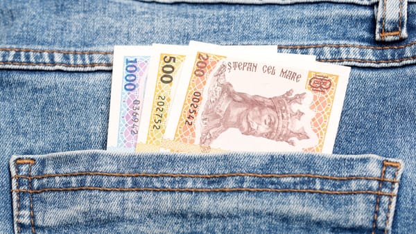 Leul moldovenesc se depreciază în raport cu euro și dolarul american