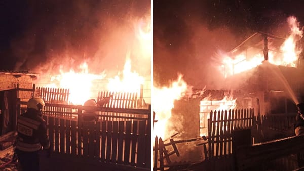 Tragedie la Sîngerei! Aceeași casă a ars de două ori într-o seară. Proprietarul, transportat în stare gravă la spital