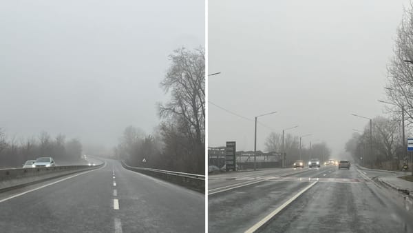 Ploaie, ceață și risc de polei pe traseele naționale. Drumarii îndeamnă șoferii la prudență maximă