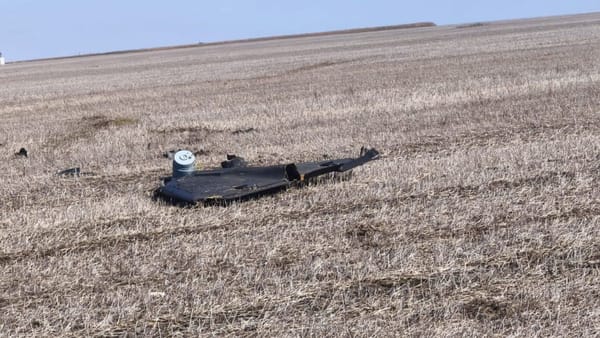 FOTO/ În satul Tudora au fost depistate fragmente de dronă