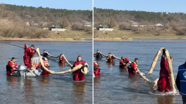 Pe Nistru a fost instalat al doilea baraj absorbant. Pescuitul, interzis pe porțiunea Naslavcea–Dubăsari