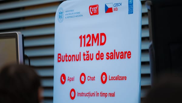 În R. Moldova a fost lansată aplicația 112MD - soluția digitală oficială a Serviciului 112