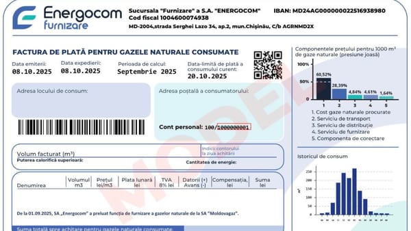 Facturile la gazele naturale din martie pot crea confuzii. Energocom explică de ce vor fi două tarife