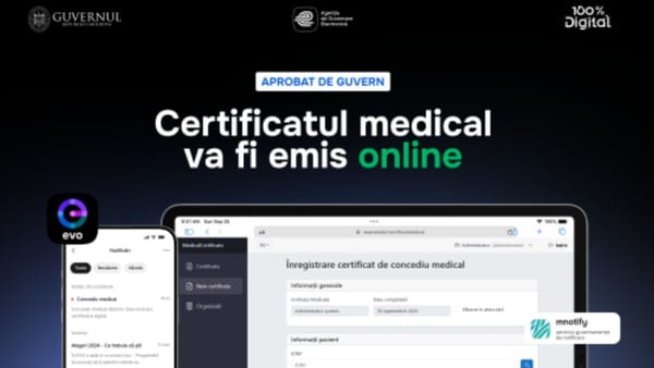 Peste 2.300 de certificate medicale au fost emise digital în prima zi de funcționare a sistemului online