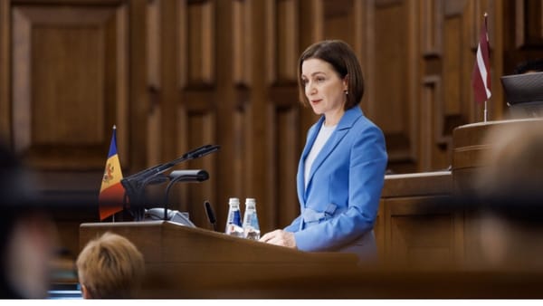 VIDEO/ Maia Sandu a rostit versurile poeziei „În limba ta” de Grigore Vieru în fața parlamentarilor letoni