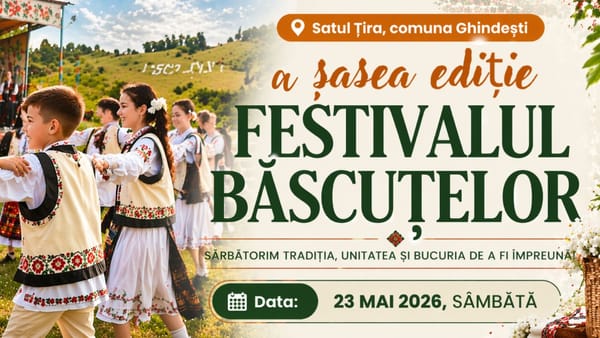 Tradițiile prind viață la Țîra. Festivalul Bășcuțelor revine în luna mai cu muzică și atmosferă autentică