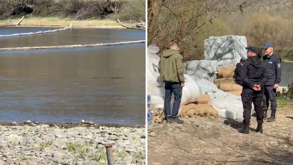 VIDEO/ Petele de produse petroliere ajunse ieri pe Nistru au fost stopate la primul filtru. Noi date de la Arionești