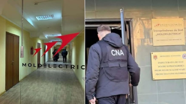 Patru persoane au fost reținute după perchezițiile CNA la Moldelectrica - schema care ar fi fost pusă la cale