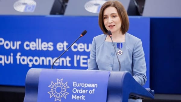 Maia Sandu, la decernarea Ordinului European de Merit: „Această distincție aparține oamenilor din R. Moldova”