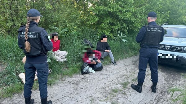 VIDEO/ Patru migranți, depistați la frontiera cu România. Ar fi fost ajutați de un grup criminal