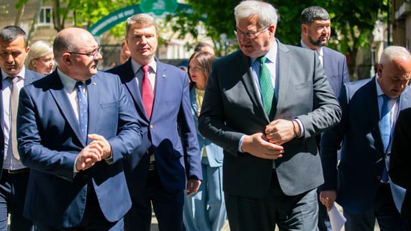 FOTO/ Ministrul ucrainean de Externe a fost primit la Bălți. Autoritățile mizează pe parteneriate mai strânse