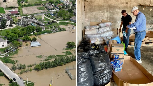 Bălțenii au trimis ajutor pentru locuitorii din Greblești, una dintre localitățile afectate de inundații