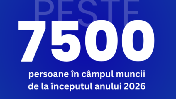 Piața muncii, în cifre: peste 7.500 de angajări de la începutul anului, țintă ambițioasă pentru final de 2026