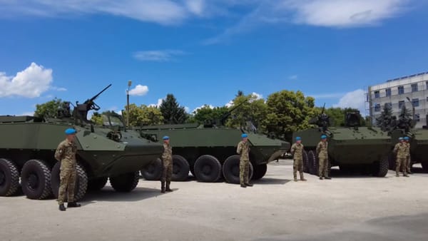 VIDEO/ Germania a oferit R. Moldova noi  transportatoare blindate.  Nosatîi: „un pas important spre o armată modernă”