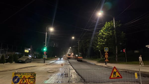 Trafic suspendat noaptea pe strada Burebista. Troleibuzele și autobuzul 23 își schimbă traseul