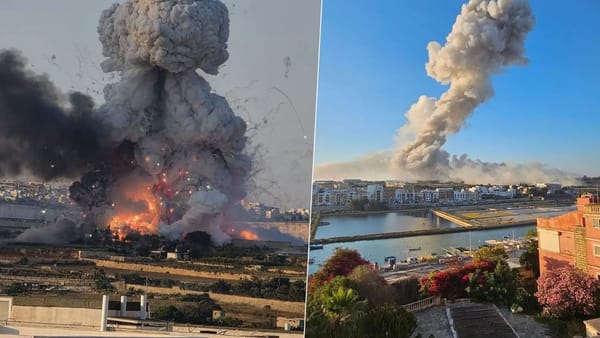 VIDEO/ Explozie puternică la o fabrică de artificii din Malta. Două persoane au ajuns la spital