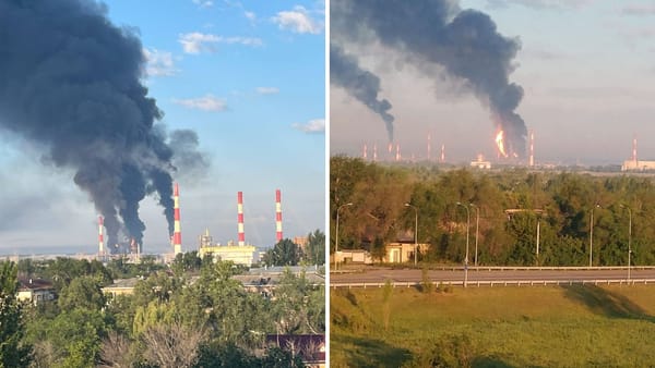 FOTO/VIDEO Ucraina ar fi lovit o rafinărie din Federația Rusă și o uzină care produce componente pentru armată