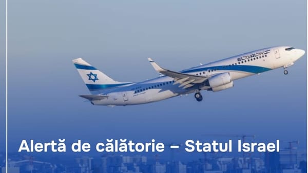 Situația de securitate se agravează în Israel: MAE recomandă evitarea deplasărilor și avertizează asupra riscurilor