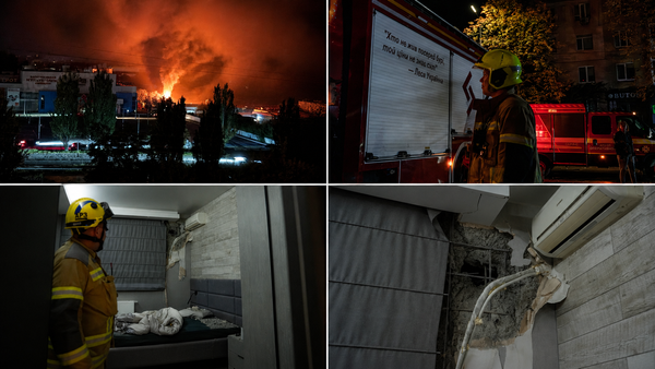 Noapte de foc în Ucraina. Kiev, Harkov, Dnipro și Zaporojie, atacate cu drone și rachete