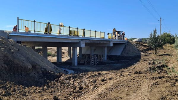 Reparația podului de lângă Corten a ajuns la 78%. Investiția depășește 15 milioane de lei