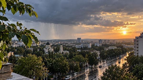 Ploi și descărcări electrice în mai multe regiuni. Sudul țării scapă de precipitații