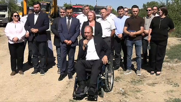 A început organizarea șantierului pentru extinderea bulevardului Mircea cel Bătrân: Ion Ceban: „Știm că va exista deranj”