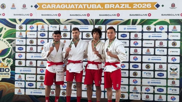 Maxim Iuhnevici aduce bronzul mondial pentru R. Moldova la sambo pe plajă