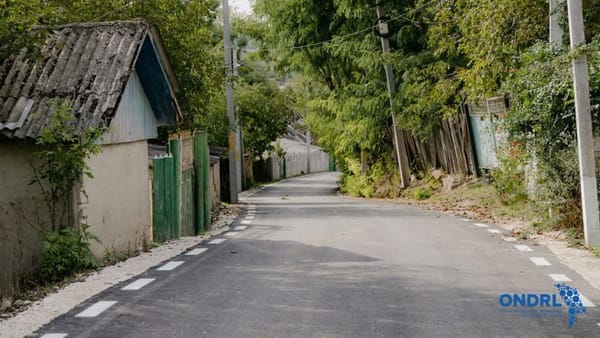 Un drum din Strășeni, reabilitat cu aproape 1,8 milioane de lei. Leagă șapte străzi și șase instituții